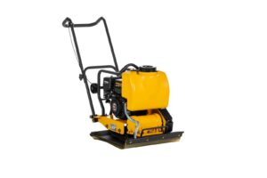 Alusplaat 585 x 500 mm Transportrattad küljes Tihendamissügavus kuni 30cm