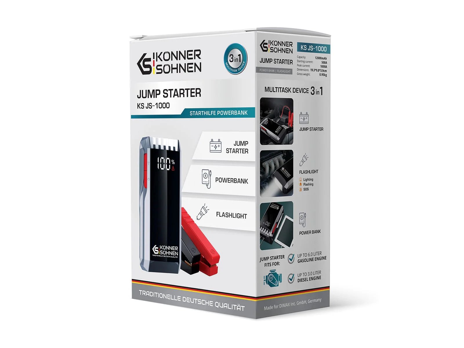 Könner & Söhnen käivitusabi KS JS-1000 8 Könner & Söhnen käivitusabi KS JS-1000