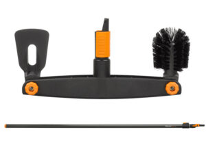 Fiskars vihmaveerenni puhastushari + teleskoopvars 136038