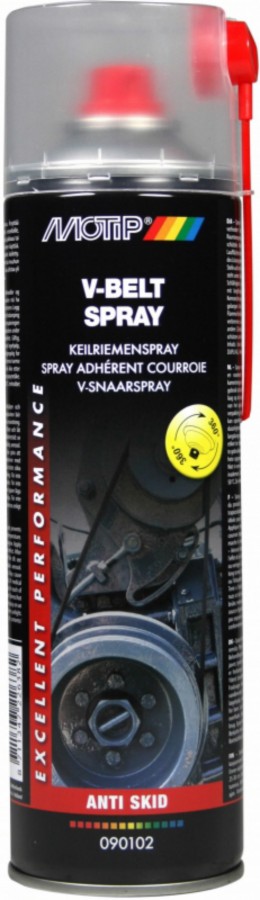 Kiilrihma hõõrde parendaja V-Belt Spray 500ml, Motip