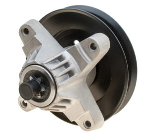 Blade spindle assembly MTD lawn mower with V-belt pulley