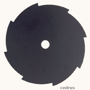 Brushcutter blade 200x25.4x1.4mm 8-tooth