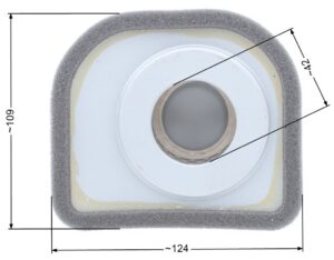 Õhufilter Kawasaki 5.5 HP FA210