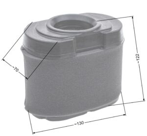 Õhufilter B&S ovaalne Intek V-twin mudel 40 44