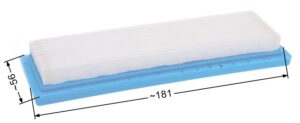 Õhufilter Tecumseh 180 x 55 x 22