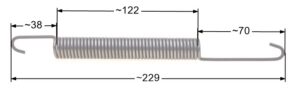 Blade drive spring MTD