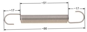 Blade drive spring MTD