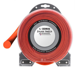 Trimmer line 2.4/90m round orange