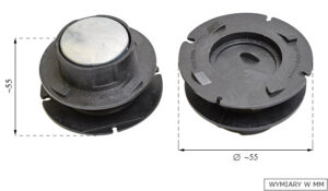 Trimmer head spool NZ09 NZ160 M10x1.25LHF