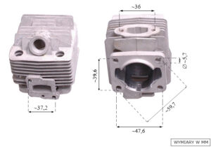 Cylinder NAC CG260 WLBC260-2ZXU 34mm brushcutters available in DIY stores