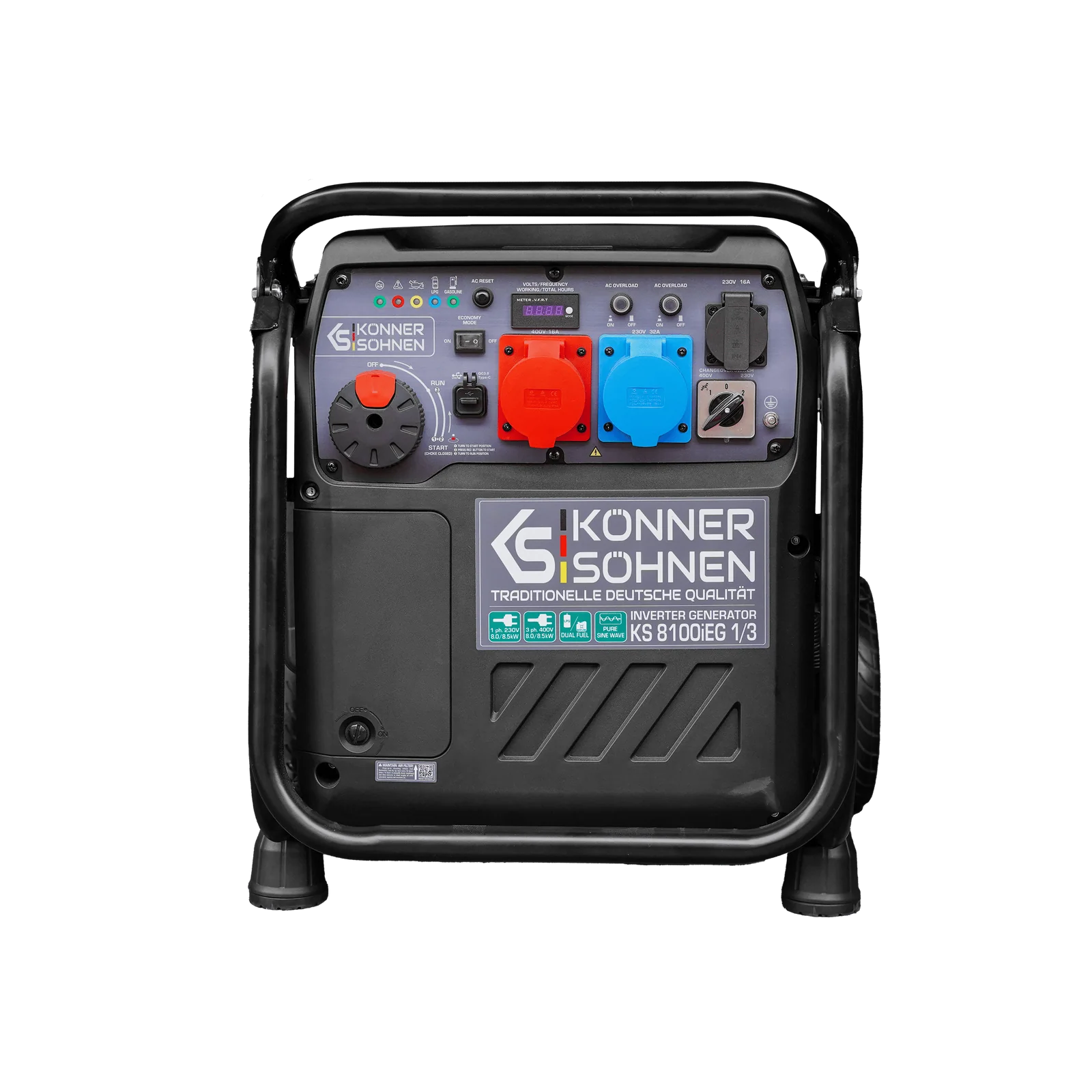 Invertergeneraator LPG/Bensiin Könner & Söhnen KS 8100iEG 1/3 Invertergeneraator LPG/Bensiin Könner & Söhnen KS 8100iEG 1/3