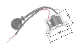 Ignition module NAC CG430 brushcutters available in DIY stores