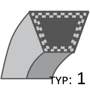 Belt CEDRUS brush drive sweeper ZM01