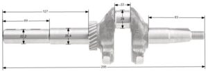 Crankshaft Loncin LC1P70FA shaft drive ORIGINAL PART