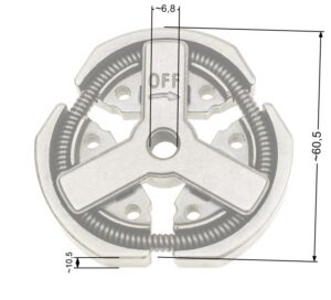 Clutch NAC CS3800 chainsaws available in DIY stores