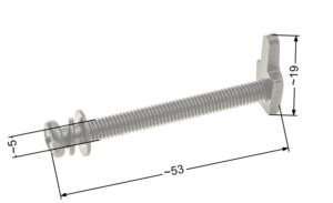 Chain adjuster NAC CS3800 chainsaws available in DIY stores