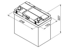 Bosch S4 021 45Ah 330A 238x129x227 -+