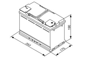 Bosch AGM S5 A13 95Ah 850A 353x175x190 -