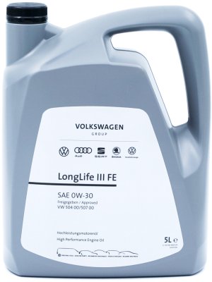 0W30 VW orig. mootoriõli5L 504/507