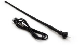 Antenn, elastne, 34cm, juhe 1,4m, M5mm