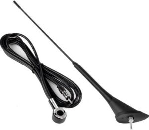 Antenn 40cm, must,3m juhe, M5mm