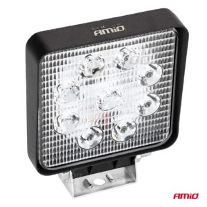Töölamp 12/24V,11*11CM, 9 ledi, 2160lm
