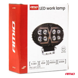 Töölamp 45W 6500K 2400lm 9-36V