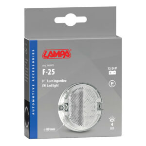 Gabariidituli 4 LED-i 12/24V valge
