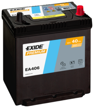 Exide Premium 40Ah360A 187x127x220-+