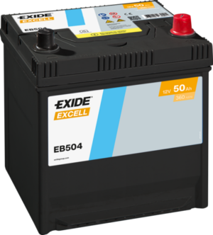 Exide Excell 50Ah 360A 200x173x222-+