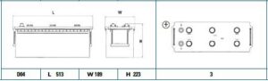 Exide StartPRO 140Ah800A 513x189x223+-