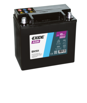 Exide AGM 15Ah 200A 150x90x145+-