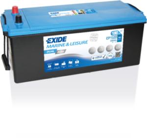Exide DualAGM 180Ah 900CCA 515x225x225+-