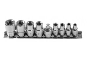 E-torx padrunid 1/4", 3/8", 9 osa