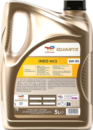 Total 5W30 5L Quartz Ineo MC3